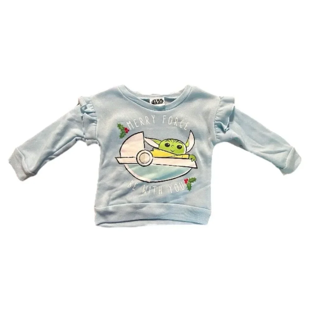 Star Wars “Merry Force Be With You” 2-Piece Jogger Set Size 4T